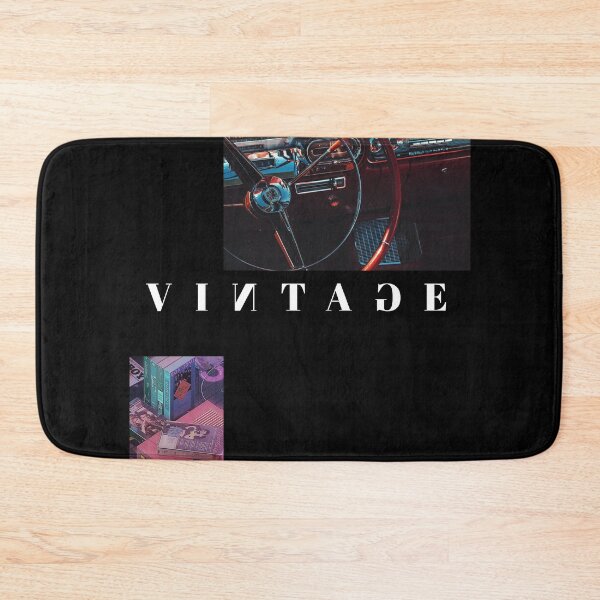 Item preview, Vintage cars and movies retro collage style aesthetic art designed and sold by Rakuten Mallor.