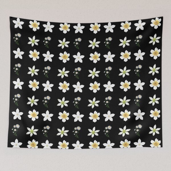 Item preview, Bloomy White Flowers designed and sold by TropicalFlorals.