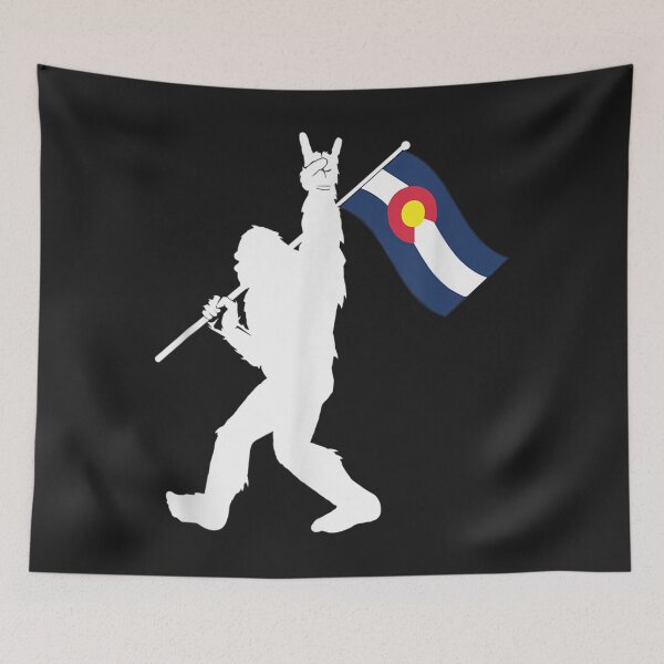 Item preview, Colorado Bigfoot Rock and Roll Gift for Squatch Believers designed and sold by bar4o3fm.