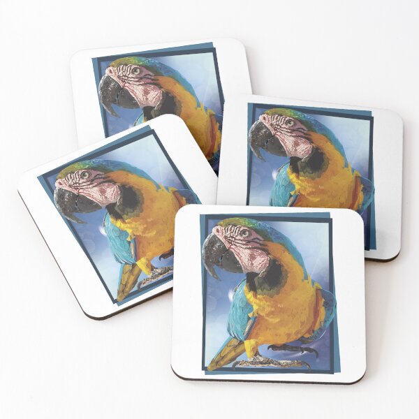 Item preview, Blue-yellow macaw designed and sold by obscurite.