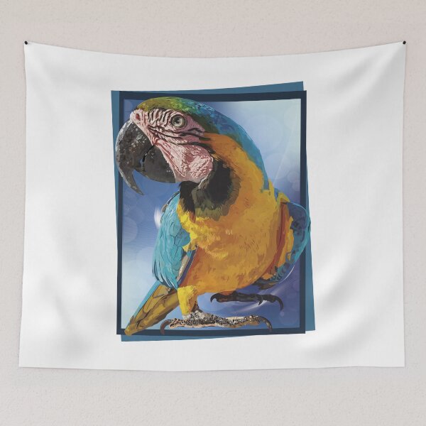 Item preview, Blue-yellow macaw designed and sold by obscurite.
