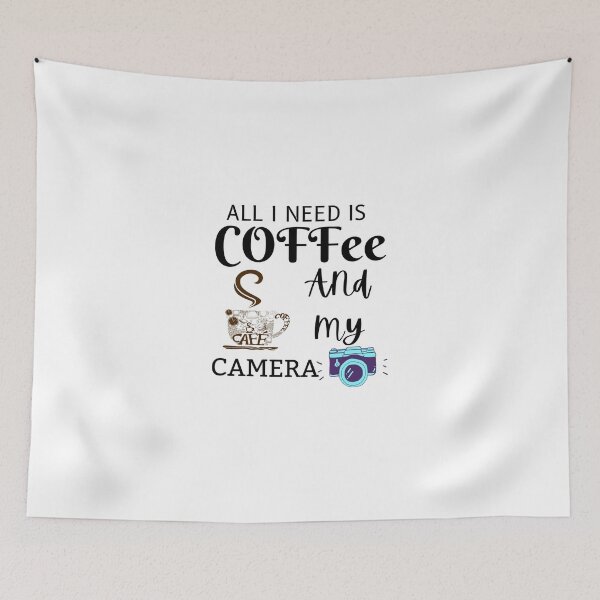 Item preview, All I Need Is Coffee And My Camera designed and sold by JCworld00.