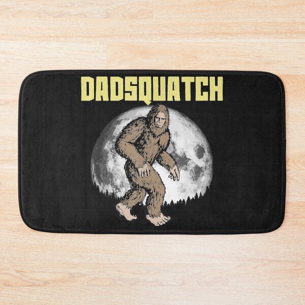 Item preview, DadSquatch Funny Bigfoot Sasquatch Dad Fathers Day Moon 80s designed and sold by bar4o3fm.