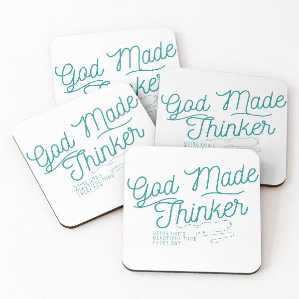 Item preview, God Made Thinker | think every day | Beautiful Mind | christian design | - Design-dv designed and sold by Mind-Your-Life.