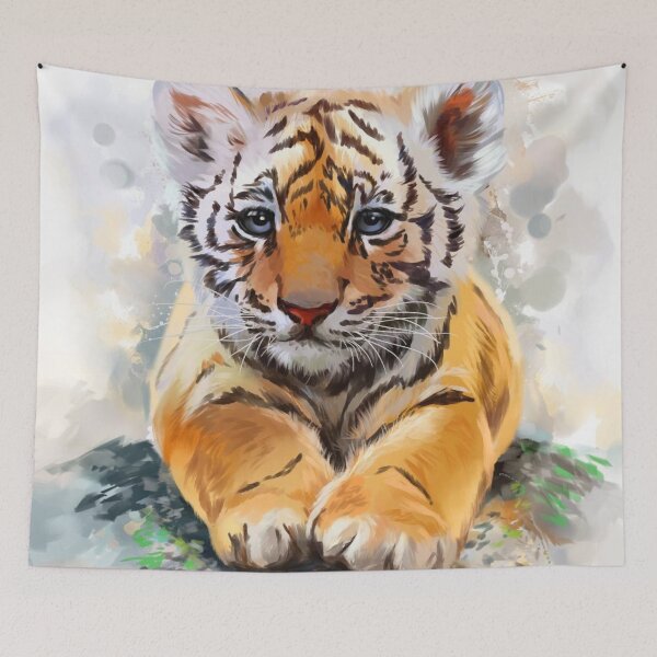 Item preview, A cute Tiger cub designed and sold by ManiRanganaath.