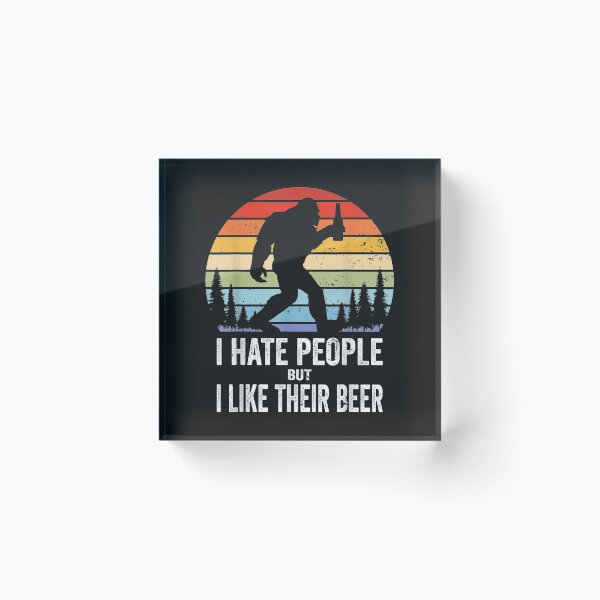 Item preview, Funny Bigfoot Drinking Beer for Sasquatch Believers designed and sold by bar4o3fm.