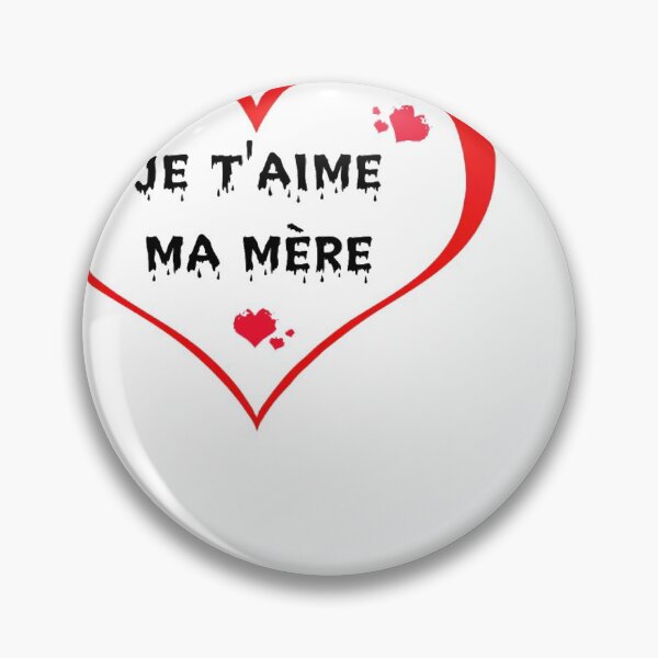 Item preview, Je t 'aime ma mère t-shirt designed and sold by Frangi_Pane_ Magazine.