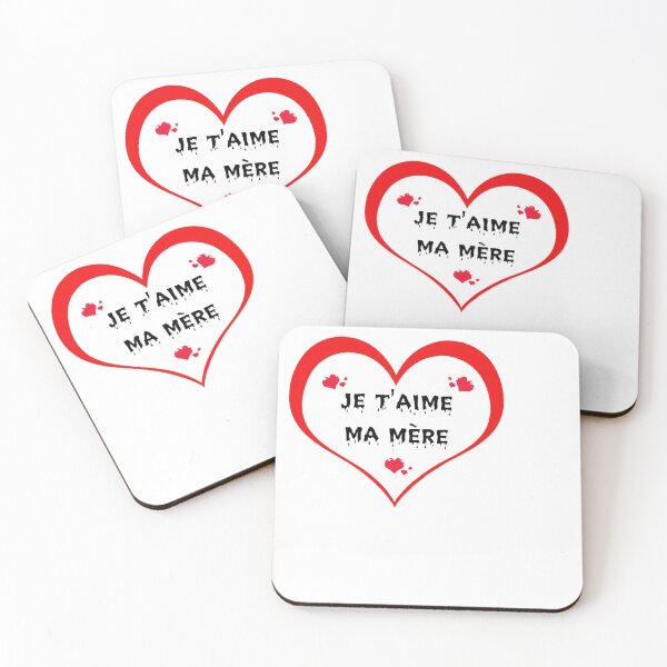 Item preview, Je t 'aime ma mère t-shirt designed and sold by Frangi_Pane_ Magazine.