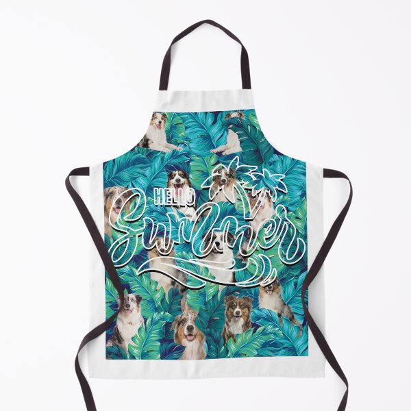 Item preview, Australian Shepherd Dog Hawaiian Tropical Flower designed and sold by kossbus91.