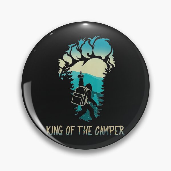 Artikelvorschau, Lustiger Bigfoot King Of The Camper Happy Camper Lovers entworfen und verkauft von bar4o3fm.