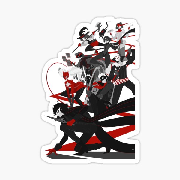 Persona 5 phantom thiefs Sticker