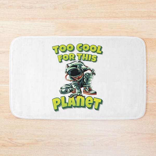 Item preview, Too Cool For This Planet Astronaut Funny Simple Alien Quote designed and sold by WordsGamersUse.
