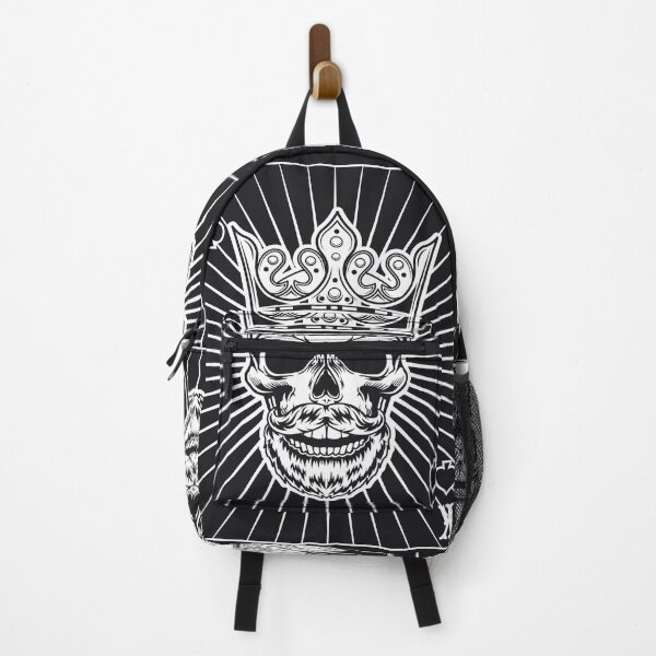 Item preview, Black King Skull Playing Card Spade designed and sold by Peekonet.