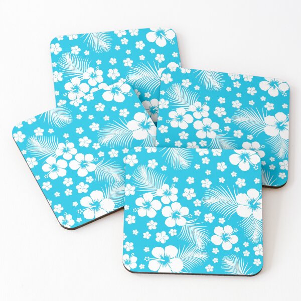 Item preview, Hawaiian Hibiscus Aqua designed and sold by SSSowers.