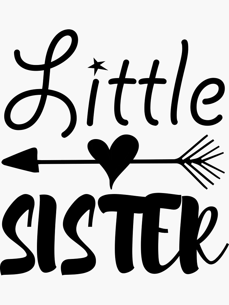 "Little sister" Sticker by dalton666 Redbubble