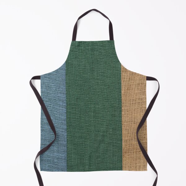 Item preview, Simple Blue Green Brown Stripe Burlap Pattern designed and sold by LashCreations.