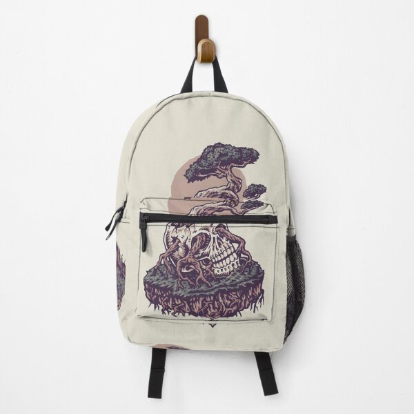 Item preview, Bonsai Growing from Human Skull Hand Drawn Line Style with Digital Color designed and sold by Peekonet.