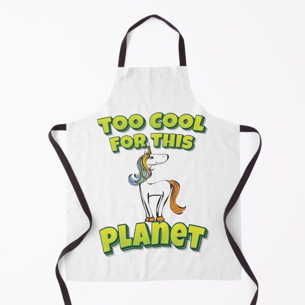 Item preview, Too Cool For This Planet Unicorn Funny Simple Alien Quote designed and sold by WordsGamersUse.