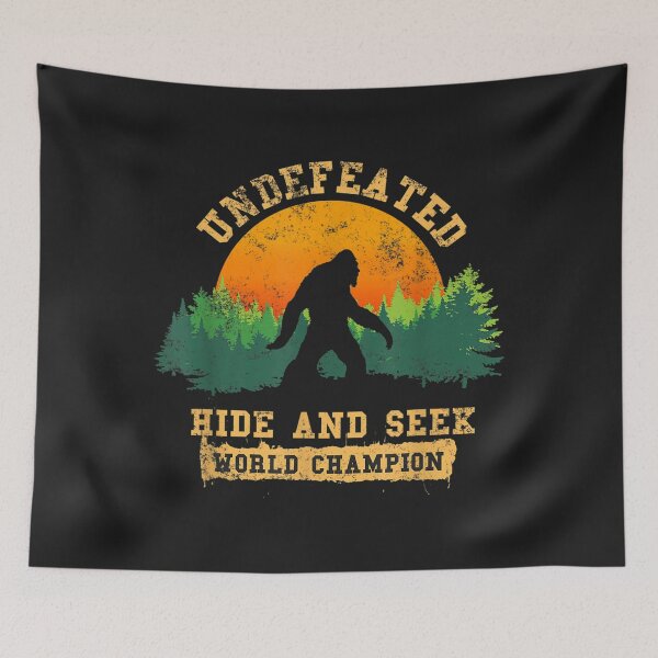 Item preview, Hide And Seek World Champion Tshirt Bigfoot Is Real designed and sold by bar4o3fm.
