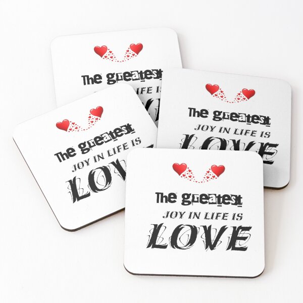 Item preview, The greatest  joy in life is love t-shirt  designed and sold by Frangi_Pane_ Magazine.