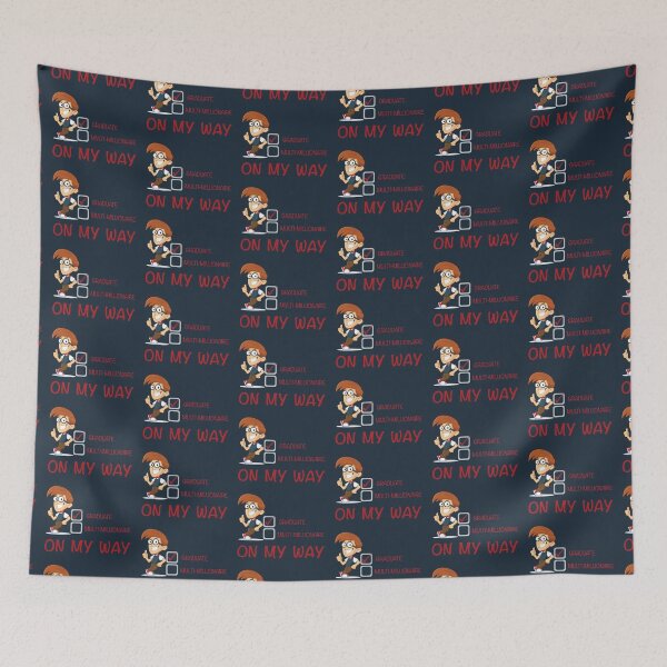 Item preview, On My Way! (on Navy) designed and sold by PawsitiveMum.