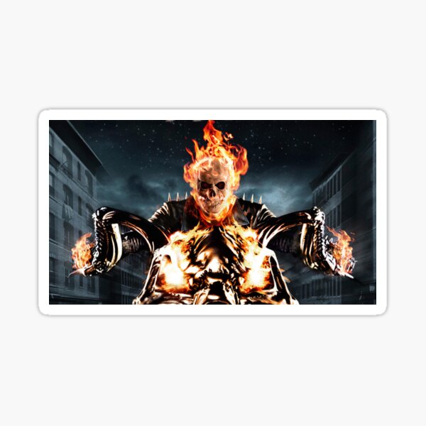 Ghost Rider Stickers Redbubble