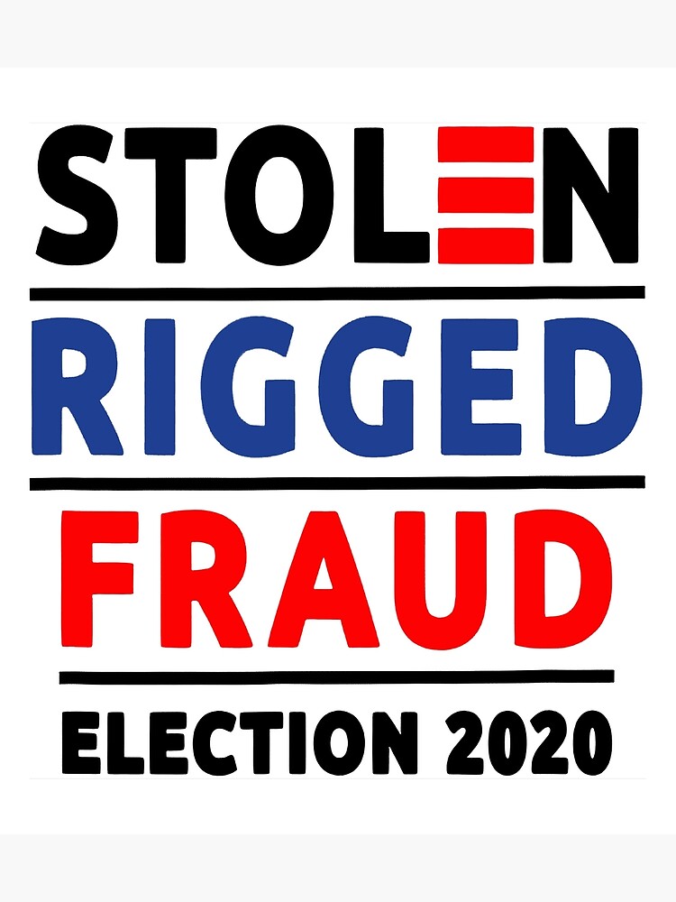 Discover Stolen Rigged Fraud Election 2020 Ver2 t shirt bundle, shirt extender, shirts for mom,  t shirt men, Daddy Shirts Premium Matte Vertical Poster