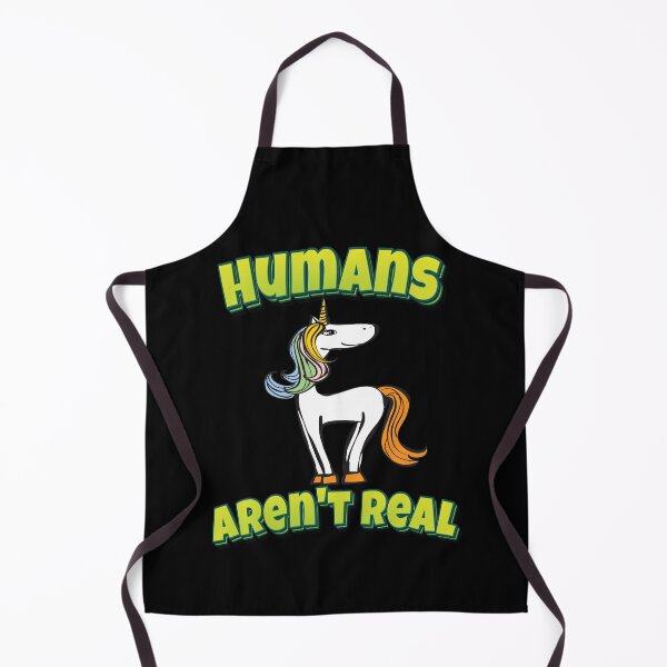 Item preview, Humans Aren't Real Unicorn Funny Simple Alien Quote designed and sold by WordsGamersUse.