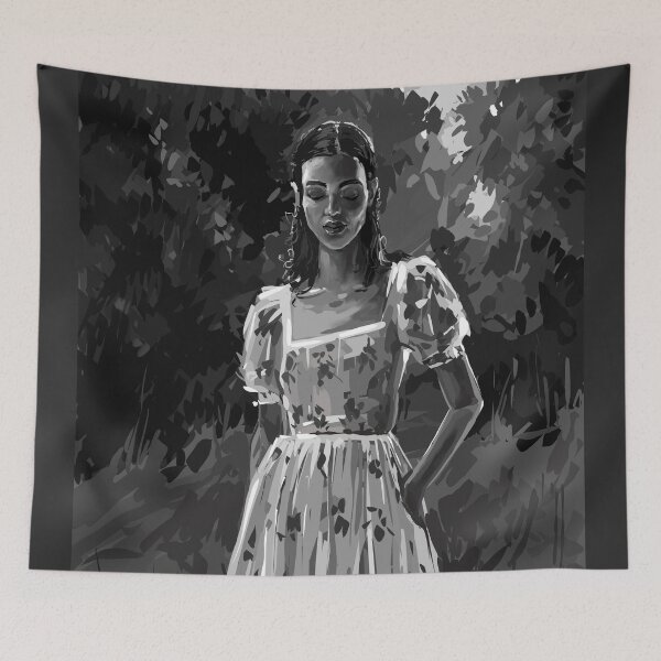 Item preview, Girl in the garden designed and sold by TWOmieArt.