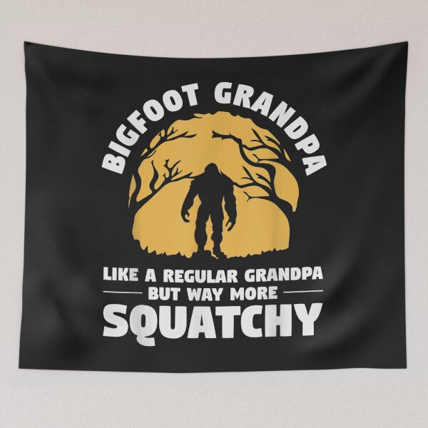 Item preview, Mens Bigfoot Grandpa Funny Retro Sasquatch Grandfather designed and sold by bar4o3fm.