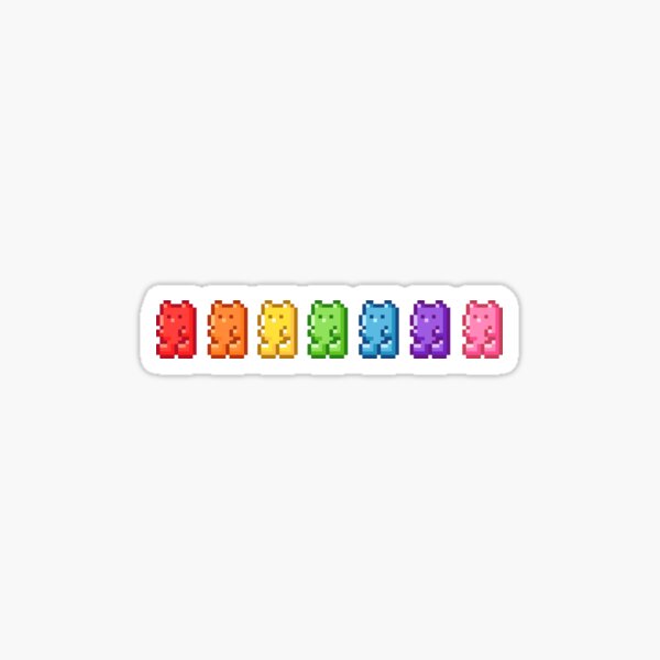 Vista previa del artículo con la obra «Gomita arcoiris», diseñado y vendido por WillandArt.