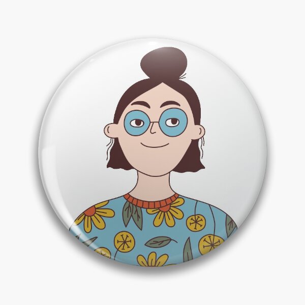 Item preview, Girl with flowers on her t-shirt designed and sold by Olizabet.