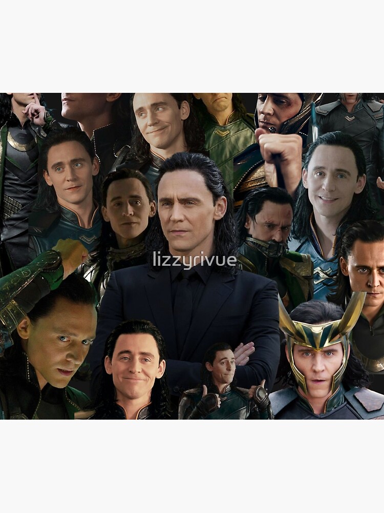 "Tom Hiddleston collage" Throw Blanket for Sale by lizzyrivue Redbubble