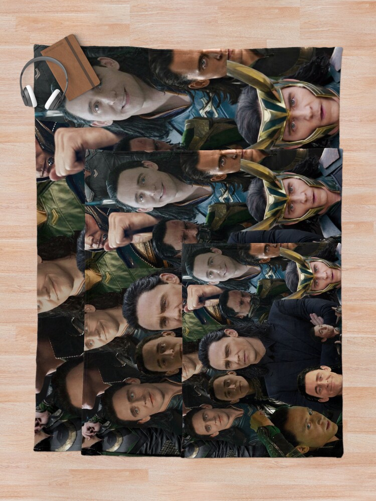"Tom Hiddleston collage" Throw Blanket for Sale by lizzyrivue Redbubble