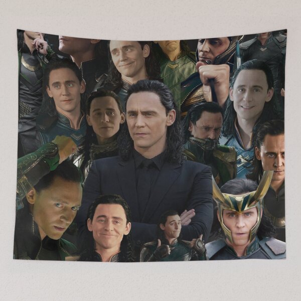 Item preview, Tom Hiddleston collage designed and sold by lizzyrivue.