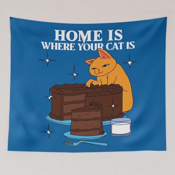 Item preview, Home is where your cat is designed and sold by magna-aranea.