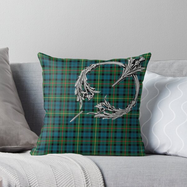 Item preview, Green tartan and thistle kilt pine designed and sold by delfmeunier.