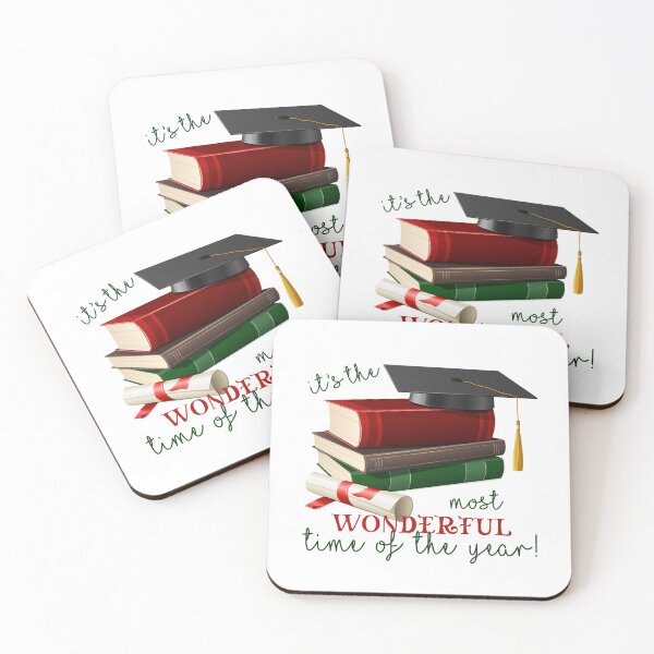 Item preview, Most Wonderful Time of the Year: Graduation! (on White) designed and sold by PawsitiveMum.