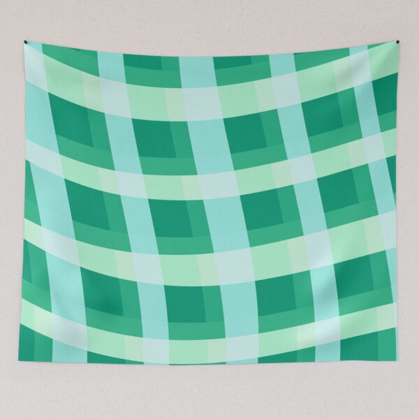 Item preview, Green and Blue pattern curves designed and sold by StrbArtDigitals.