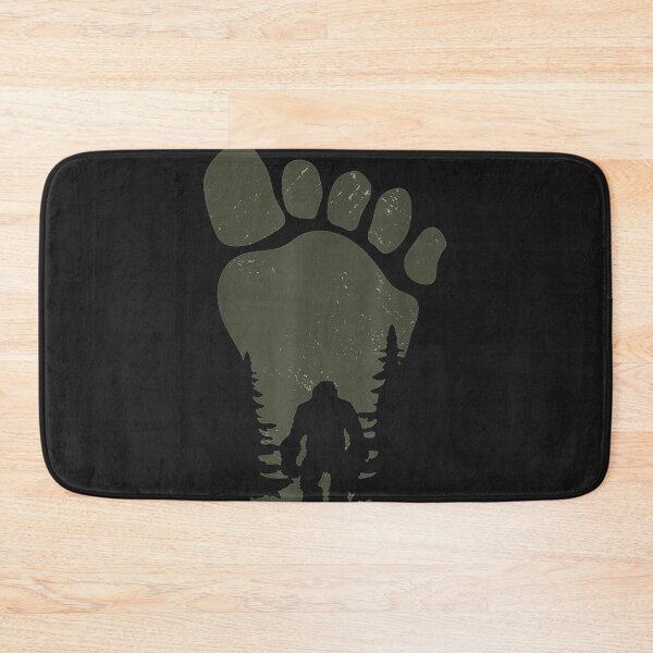 Item preview, Sasquatch Or Bigfoot In The Forest Footprint designed and sold by bar4o3fm.