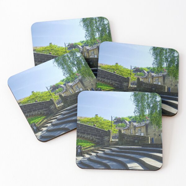Item preview, Wavy Steps at Hebden Bridge  designed and sold by Alisonchambers2.