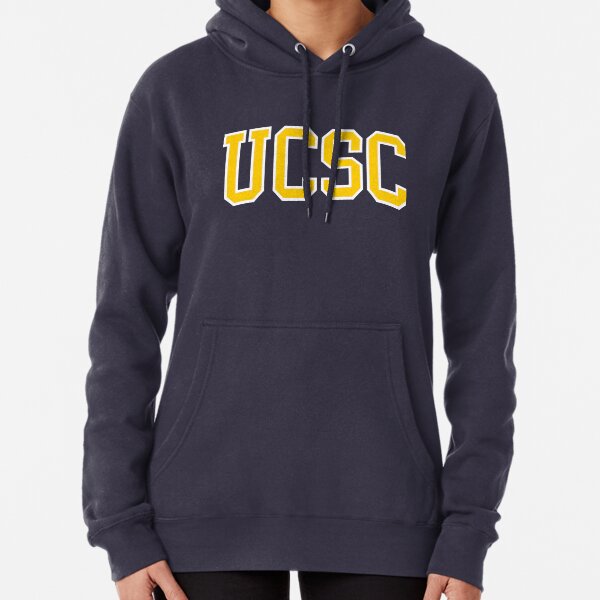 ucsc - college font curved Pullover Hoodie