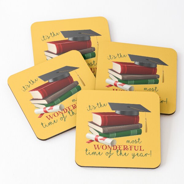 Item preview, Most Wonderful Time of the Year: Graduation! (on Yellow) designed and sold by PawsitiveMum.