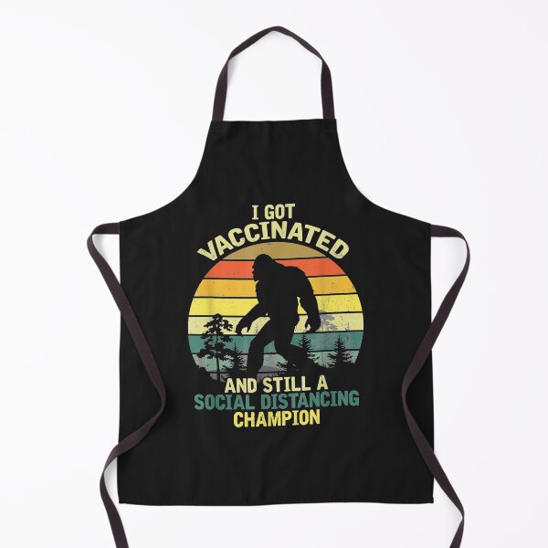 Item preview, Social Distancing Champion Funny Joke Bigfoot Got Vaccinated designed and sold by bar4o3fm.