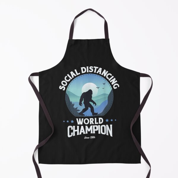 Item preview, Social Distancing World Champion Funny Bigfoot designed and sold by bar4o3fm.