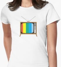 Retro TV Women's Fitted T-Shirt