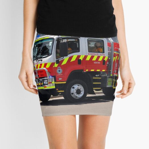 Schofields 1 Alpha - New South Wales Rural Fire Service Mini Skirt