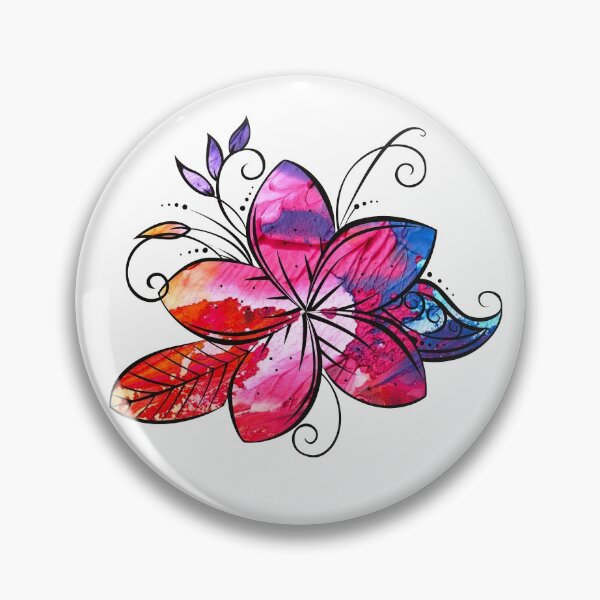 Item preview, Colorful Artistic Flower designed and sold by MakeTrendy.