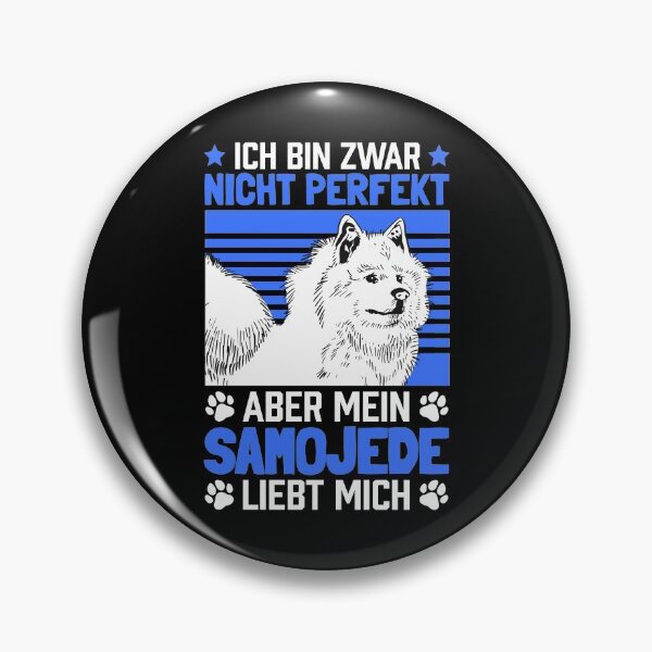 Artikelvorschau, Mein Samojede liebt mich sibirischer Schlittenhund entworfen und verkauft von madgrfx.
