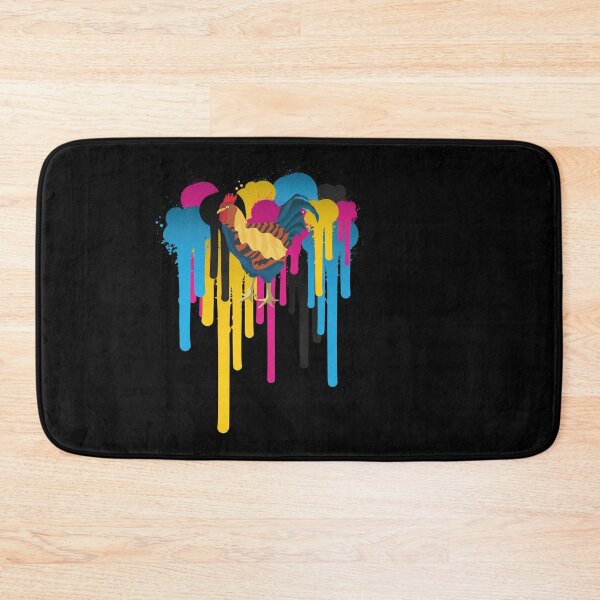 Item preview, Ein Hahn im Farbtopf mit Bauernhof designed and sold by Spirit-Designs.